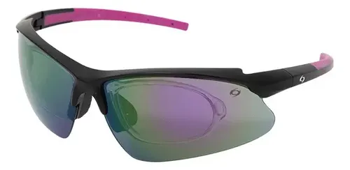 Optitech Queva · Negro / Rosa verdoso